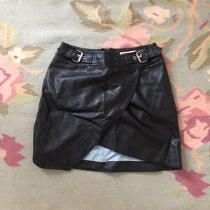 Leather Mini Skirt